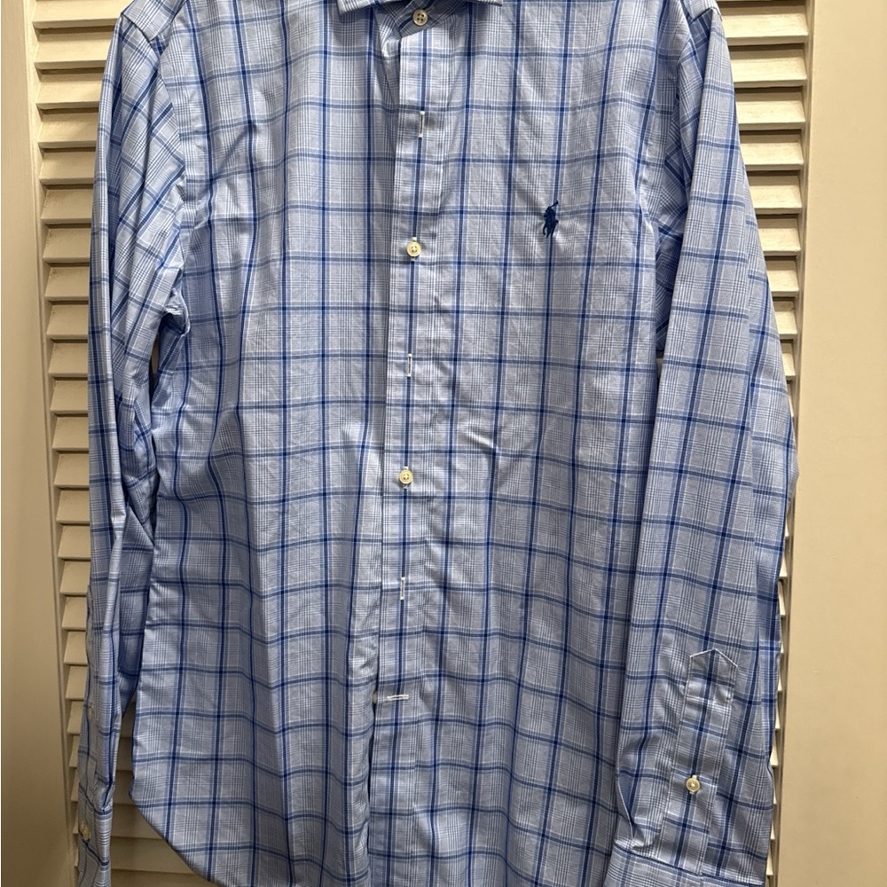 Polo Ralph Lauren Light Blue Checkered Shirt
